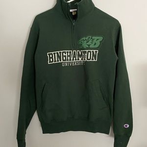 Binghamton university 3/4 zip